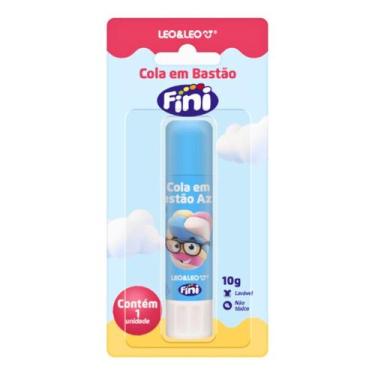 Imagem de Cola Em Bastão Colorida Fini Leo&leo 10g Com Cheiro, Azul