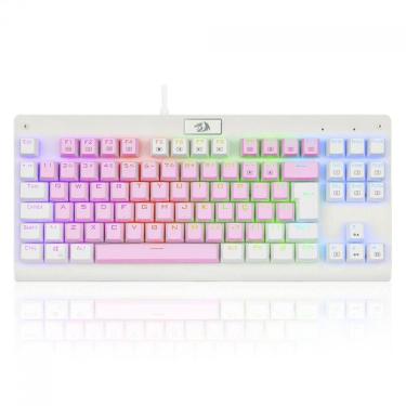 Imagem de Teclado Mecânico Gamer Redragon Dark Avenger - RGB - Switch Blue - ABNT2 - K568PW-RGB PT-BLUE