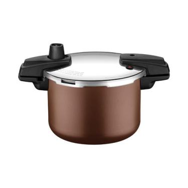 Imagem de Panela de Pressão Tramontina Arizona Indução Alumínio 20 cm 4,5 L Moca