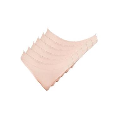 Imagem de Kit com 6 Calcinhas Biquíni Hope 35010, Bege, G