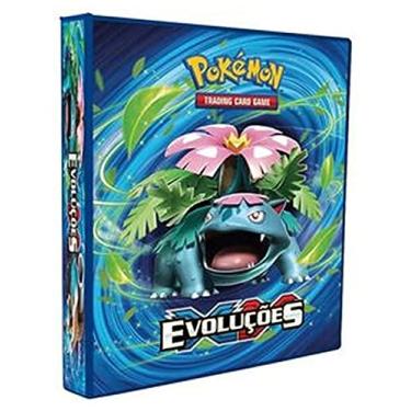 Imagem de Álbum Pokémon Pasta tipo Fichário para Cards - EVOLUÇÕES + 10 folhas plásticas de 9 bolsos YES