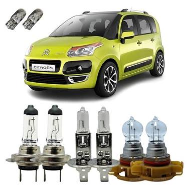 Imagem de Lâmpadas Halógenas C3 Picasso Alto Baixo Milha 3200K T10 - Autovex / F