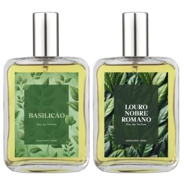 Imagem de Kit Perfume Masculino: Basilicão E Louro Nobre Romano 100Ml - Essência