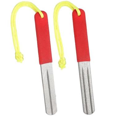 Imagem de Afiador de ganchos Skylety Hook File para pesca, 2 unidades
