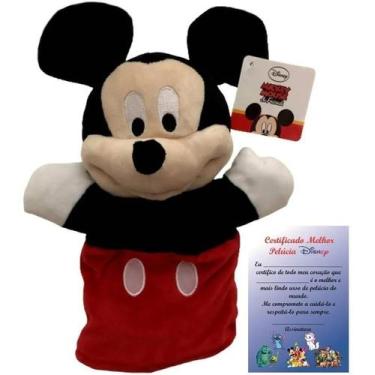 Imagem de Fantoche De Pelúcia Boneco Mickey Mouse Disney Multikids