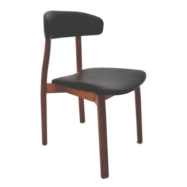 Imagem de Cadeira Tramontina Çairé Ritmo em Madeira Tauari com Estofado Preto