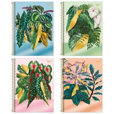 Imagem de Kit C- 4 Caderno Universitário Naturalis Tilibra Capa Dura Espiral - 10m 160 Folhas