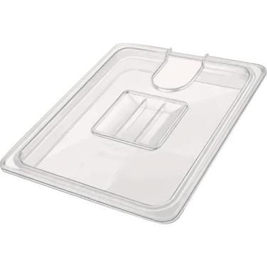 Imagem de Tampa Cuba Gastronômica Gn 1/6 Acrílico C/Recorte Sorveteria - Tribosh