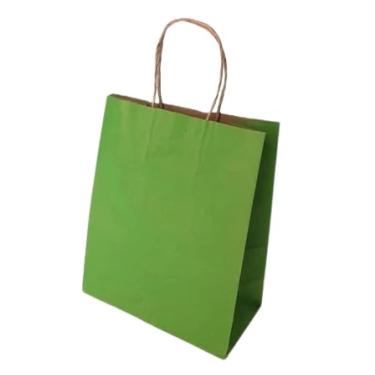Imagem de 10 Sacolas De Papel M Verde