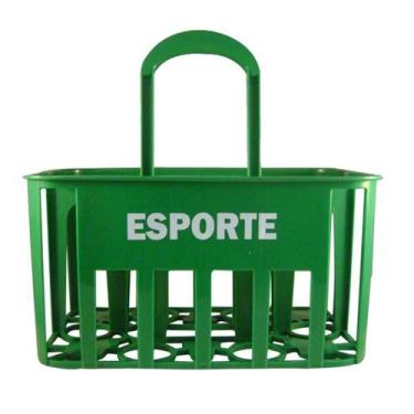 Imagem de Cesta Porta Garrafas Squeeze - Esporte - Futebol Shop, Verde