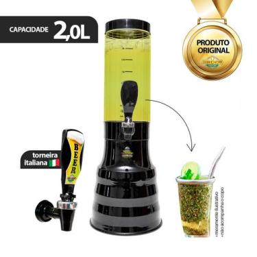 Imagem de Torre De Terere Em Alumínio 2L Giratória + Acessorios - TKS, Preto