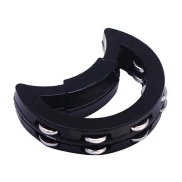 Imagem de Fenteer Pandeiro de mão em miniatura para casa de bonecas, brinquedo interativo com mini tambor de mão, artigos para festas com guizos de metal e acessórios