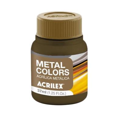 Imagem de Tinta Metal Colors Acrilex 37Ml Ouro Negro- 644
