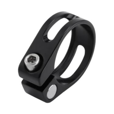 Imagem de UGPLM Bicicleta Post Cramp, Alumínio da liga de alumínio Collar de 31,8 mm, Preto