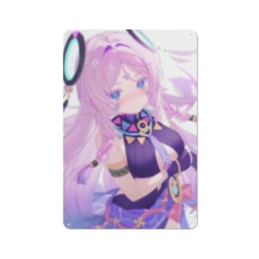 Imagem de Hot Sexy Anime Girl Poster Art Poster Tin Sign Vintage Wall Art Decoration Poster 20.3x30.5 cm, AF403