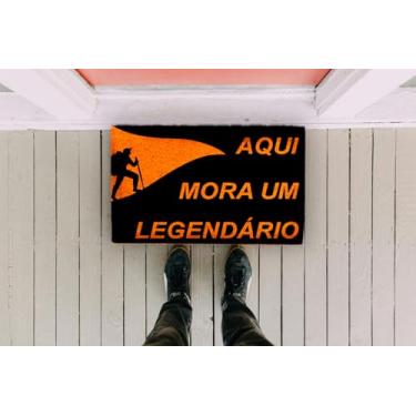 Imagem de Capacho para Entrada Vinil Legendarios LGND Diversos Tamanhos (70x30)