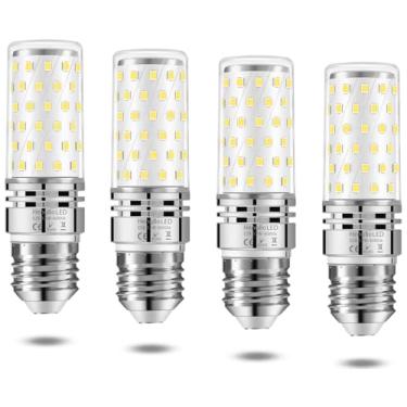 Imagem de HengBo LED Lâmpadas de milho E26 equivalentes a 100 watts, lâmpada LED de parafuso médio 1200 LM, branco luz do dia 6000K, pacote com 4