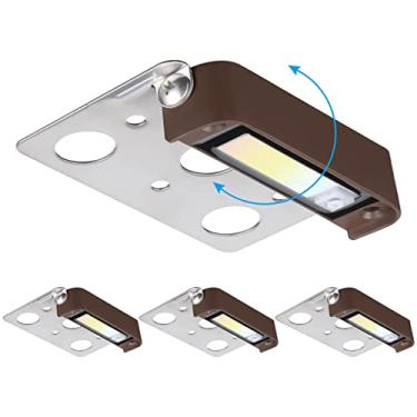 Imagem de LEONLITE Luzes de parede de retenção LED 5CCT de 10 cm giratórias, 2200K/2700K/3000K/4000K/5000K selecionáveis, iluminação LED Hardscape de baixa tensão, 12V AC/DC, 2W, Hardscape Paver Light, ETL