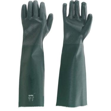 Imagem de Luva Pvc Palma áspera Com Forro 56cm Pav0056 Com 05 Pares -