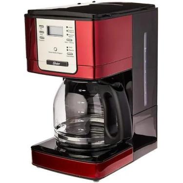 Imagem de Cafeteira Elétrica 127v Oster Flavor Vermelha Programável BVSTDC4401RD