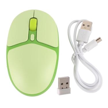 Imagem de Wireless 2.4g Silent Mouse Design ergonômico 3 níveis ajustáveis ​​de dpi plugue de duração de bateria longa Play Receiver USB para laptop para computadores de computadores jogos