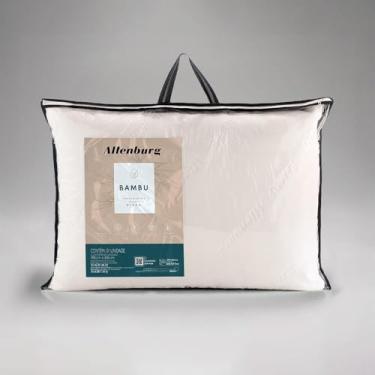 Imagem de Travesseiro Bambu Visco Altenburg - 48cm x 68cm - Branco