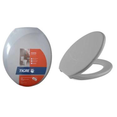 Imagem de Assento Sanitário Universal Reforçado Tigre Tampa Vaso Cores Deca Icas