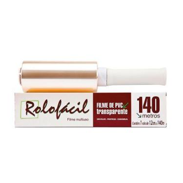 Imagem de Rolo Filme Pvc 12cmx140m Rolo Facil Lusafilm - Dispafilm