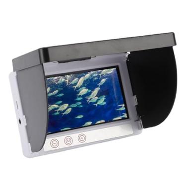 Imagem de VBESTLIFE Câmera de Pesca Subaquática de 4,3 Polegadas, Câmera de Peixe de 5MP Com Visão Noturna IR, Localizador de Peixe Portátil Com Cabo de 98 Pés para Pesca de Caiaque para Barcos de