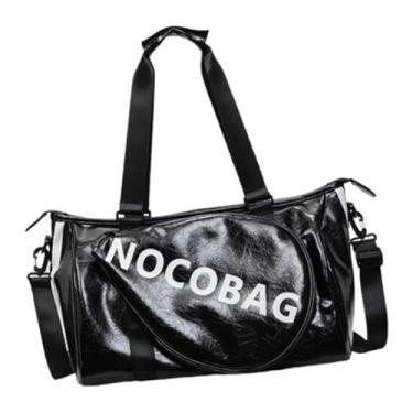 Imagem de oshhni Bolsa de tênis Tote Multiuso para Jogadores Leve Equipamentos Esportivos Mulheres Homens Portátil com Alça de Ombro Bolsa de Viagem para Badminton, Preto