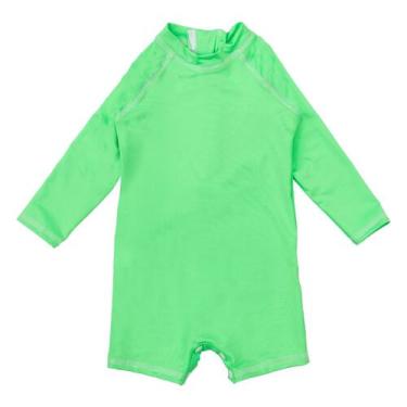 Imagem de Macaquinho Praia Bebê Proteção Solar Uv Infantil C/ Elastano - Fofotin