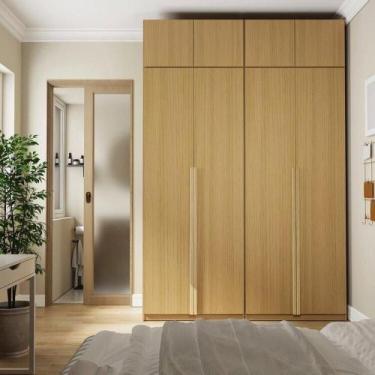 Imagem de Guarda-roupa Modulado 4 Peças 8 Portas Jade CabeCasa MadeiraMadeira Av