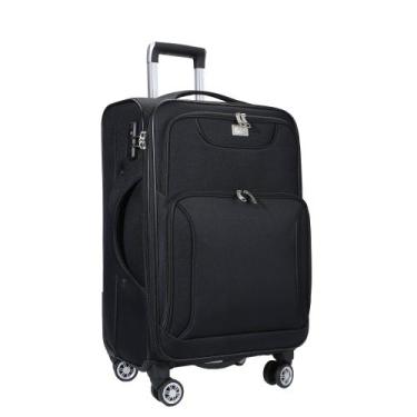 Imagem de Mala De Viagem Grande 32kg Com Cadeado TSA Cruzeiro, Preto