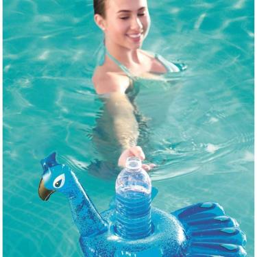 Imagem de Porta Copo Inflável Em Formato De Animais Bestway Azul Azul