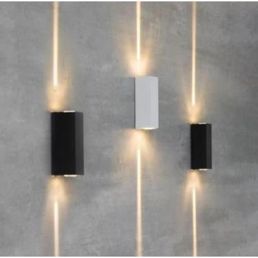 Imagem de Arandela Led Mitel 23W 5 3000K Preto - Mbled, Alumínio, Arandela, Pret