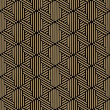 Imagem de Quadro Decorativo Moderno Estilo Geométrico Luxo Texturas Linhas para Sala Quarto Escritório 40x40cm