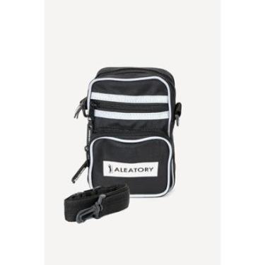 Imagem de Bolsa Transversal Aleatory Refletivo Preto-Masculino
