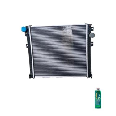 Imagem de Kit Radiador Ar MB Accelo 915C + Aditivo Radiador Radiex R1882 Verde