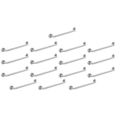 Imagem de Barra Alça De Apoio 80cm Inox Kit 16 Uni Idoso Cadeirante Acessibilidade Box Banheiro Suporte Deficiente