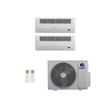 Imagem de Ar-Condicionado Multi Split Inverter Gree 30.000 (2x Evap Cassete 1 Via 18.000) Quente/Frio 220V