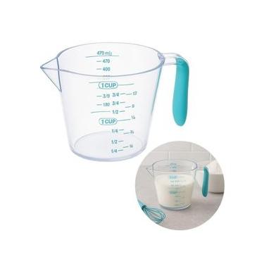 Imagem de Jarra Medidora Graduada 470ml Cozinha Com Alça Medidas Bolo