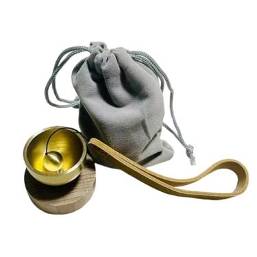 Imagem de Esquirla Conjunto de tigelas tibetanas, ornamento, instrumento de meditação com gongo, decorativo para mesa de trabalho, Style a