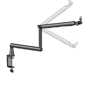 Imagem de Braço De Microfone Para Mesa De Computador | Grampo Com Amortecimento De Choque E Ajustável,Suporte Para Microfone,Para Canto Estúdio Música Computador Desktop Criação De Conteúdo