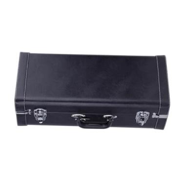 Imagem de Fxzqgnh Estojo para Trompete, Acessório para Instrumento Musical BB Professional com Fechaduras de, Bolsa de Transporte para Viagem, Preto