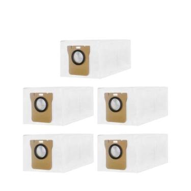 Imagem de Saco de pó de substituição, compatível com o aspirador robô Xiaomi S10 Pro/ X10+/ X20+/ Dreame L10s Ultra/ L20 Ultra/ L20 Pro/ L10 Ultra.(5 Pcs Bag)
