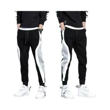 Imagem de Calças Esportivas Masculinas Largas Para Primavera E Outono, Leggings 