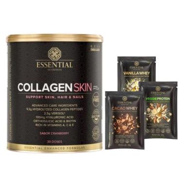 Imagem de Collagen Skin Cranberry (330g) - Essential Nutrition + Sache - Essential Nutrition-Unissex