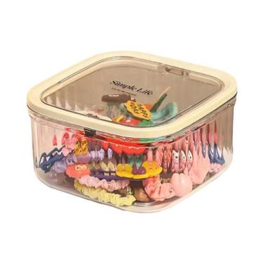 Imagem de Caixa Organizadora De Acessórios De Cabelo Para Meninas, Caixa De Joia
