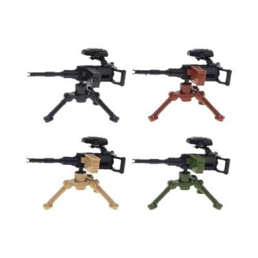 Imagem de Conjunto De Blocos De Montar Militares Com Figuras De Soldados, Armas 