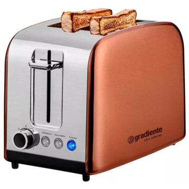 Imagem de Torradeira Gradiente Luxx Golden Dupla Chapa 850W 127V
